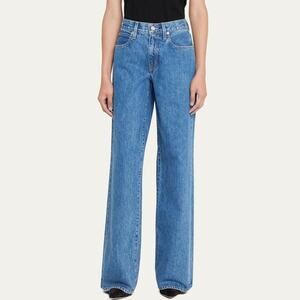 Slvrlake Mica High Rise Jeans NEW Double Seam Wide Leg Denim Satisfaction Sz 27